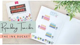Reading Log and Tracker 📚 | So many Stickers | The Ink Bucket Planner 2021 | Sanjana Raj