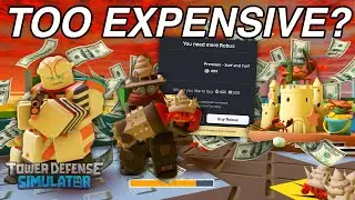 Is the Premium Pass ACTUALLY WORTH IT?? (TOO EXPENSIVE?!) | Roblox | Tower Defense Simulator
