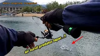 CASTING DI MUARA LAUT !! AIR SURUT PREDATORNYA RAKUS || MANCING MANIA