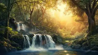 Waterfall Tiery ~ Soft and Radiant Waterfall Sounds for Sleep Deprivation 