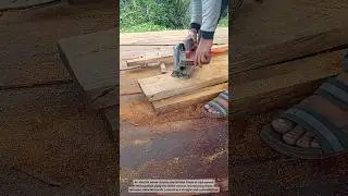 Fast Wood Cutting With Circular Saw Power Tool In Action #Carpentry #DIY #Woodwork