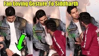 Siddharth Malhotra Biggest Fan Moment | Marjaavaan Trailer Launch