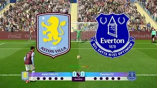 Aston Villa vs Everton : Penalties