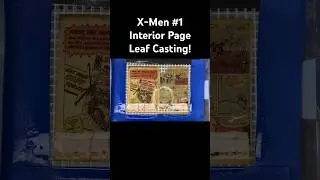 Comic Conservation, Leaf Casting! shorts #comics #comicbooks #marvel #mcu #xmen #marveluniverse