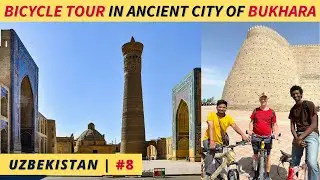 HAIRCUT, FOOD AND CYCLING IN ANCIENT CITY OF BUKHARA, UZBEKISTAN | CENTRAL ASIA