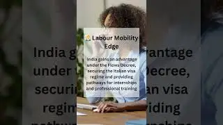India-Italy Migration and Mobility Agreement