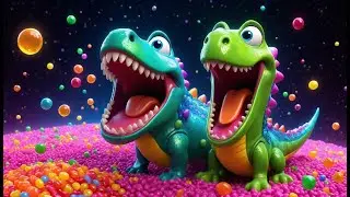 Dino Dexter and the Jelly Rocket | Dinosaur Song for Kids | Sweet Space Adventure Rhyme
