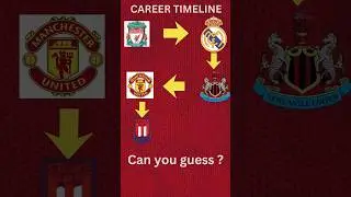 Guess the Player from Transfer History! ⚽🔥 | Part 2 #Shorts