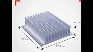 China heatsink supplier anodized extruded aluminum LED960