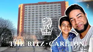 Мы останавливаемся в отеле Ritz Carlton St. Louis, штат Миссури (люкс Club Level Executive, ресто...
