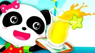 Ice Cream & Smoothies Panda | Baby Panda Making Juice, Ice Cream & Smoothies by Babybus Kids Games