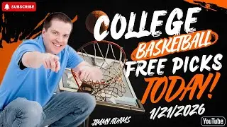 College Basketball Picks and Predictions Today! CBB Best Bets and Free Picks Wednesday 1/21/2026
