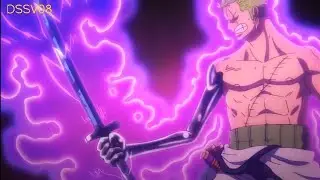 Zoro Cutting an Entire Cliff With Enma