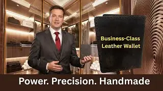 Handmade Vertical Bifold Leather Wallet |Premium Slim Leather Wallet for Businessmen| Simikk Leather