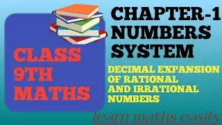 Class 9th chapter 1।number system। Real numbers decimal expansions। NCERT, #class9mathchapter1