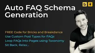 Auto Generated FAQ Schema for Bricks and Breakdance