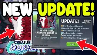 Creatures Of Sonaria NEW UPDATE! (CODES, HOW TO GET OKIAMANO SHOWCASE + MORE!) Roblox