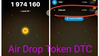 DotCoin new update/How to work on dot coin/DTC token mining🤗🤗🤗
