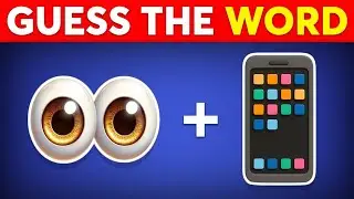 Can You Guess The WORD By Emojis? 🤔🙄 Best Emoji Quiz 2026