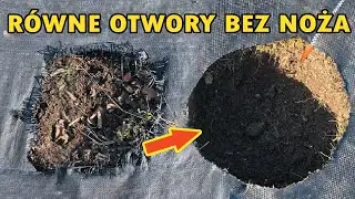 Jak Zrobić Szybko R&oacute;wne Otwory w Agrowł&oacute;kninie lub Agrotkaninie bez Noża?