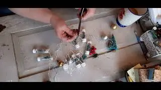 Wicked cool way to use holiday ribbon as ornament hangers...