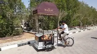 Branded Tricycle Freezer - Magnum Ice-cream