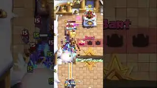 Giant tank push#clashroyale #shorts #sparky