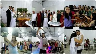 RECEPÇÃO AOS CONVIDADOS E NOSSA FESTA DE CASAMENTO
