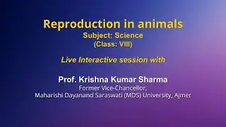 Live Interaction on PMeVIDYA : Reproduction in animals