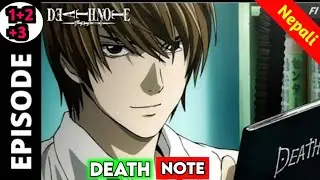 Death Note Anime Episode-1+2+3 Explained in Nepali | Movie Explainer Nepali