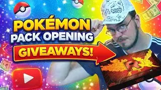 🔴 LIVE 🔴 FREE Pokemon Giveaway's & Unboxing Moltres UPC
