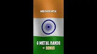 6 Metal bands from India 🤘 + BONUS band (WorldWide Metal) #metalmusic #shorts