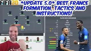 *UPDATE 5.0* FIFA 20 BEST FRANCE Formation, Tactics and Instructions!