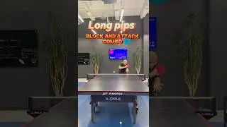 Long pips chop block long pips attack combo