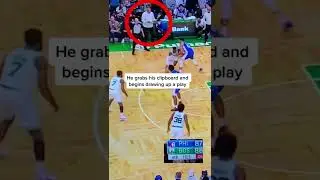 Doc Rivers began drawing up a play while his team was playing defense 👀 #shorts