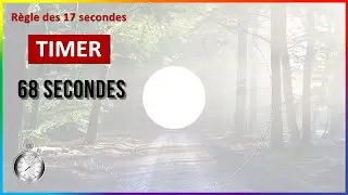 TIMER 68 SECONDES (FORET) - R&Egrave;GLE 17 SECONDES  - [68 Seconds Timer 17 seconds rule]