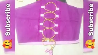 Letest blouse sleeves design cutting stitching #blouse #blousedesign #fashiondesign #clothing #viral