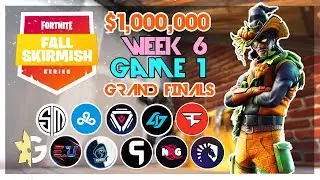 $1,000,000 🥊Grand Finals Fall Skirmish🥊 Week 6/Game 1 (Fortnite)