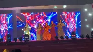 Saraswati pooja dance performance in college