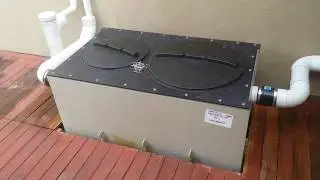 Plumbing in a grease trap
