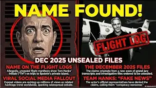 Tom Hanks CAUGHT in Newly Unsealed Epstein Files?! Flight Logs & Photos LEAKED
