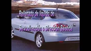 seat córdoba llenado de liquido dirección asistida 2004 - 2010