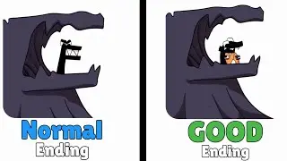 Alphabet lore good ending vs normal ending comparison