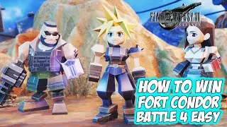 Final Fantasy 7 Rebirth - How to WIN in FORT CONDOR BATTLE 4 Easy