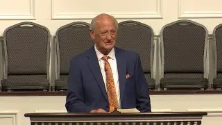 Dr. Jack Trieber preaching 