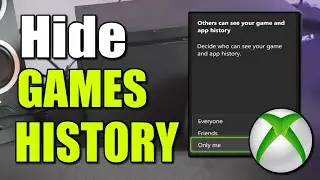 How to HIDE Gaming History on XBOX Series X|S (Best Method)