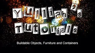 FO 4 CK Tutorial - Basics Pt 1: Buildable Objects, Furniture and Containers
