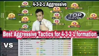 Best Aggressive Tactics for 4-3-2-1 formation against secret giant applied in FA match Situation