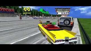 Crazy taxi - SEGA Dreamcast - super wide screen @RATRETROGAMING 
