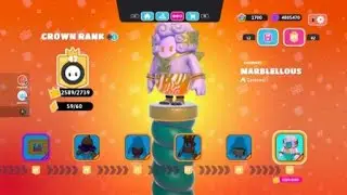 Fall Guys: Finally I got Rank 47 Abstract (THE RAREST PATTERN)